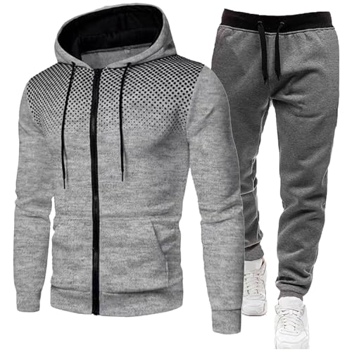 Survêtement hiver en polaire homme veste zippée pantalon camouflage chaud