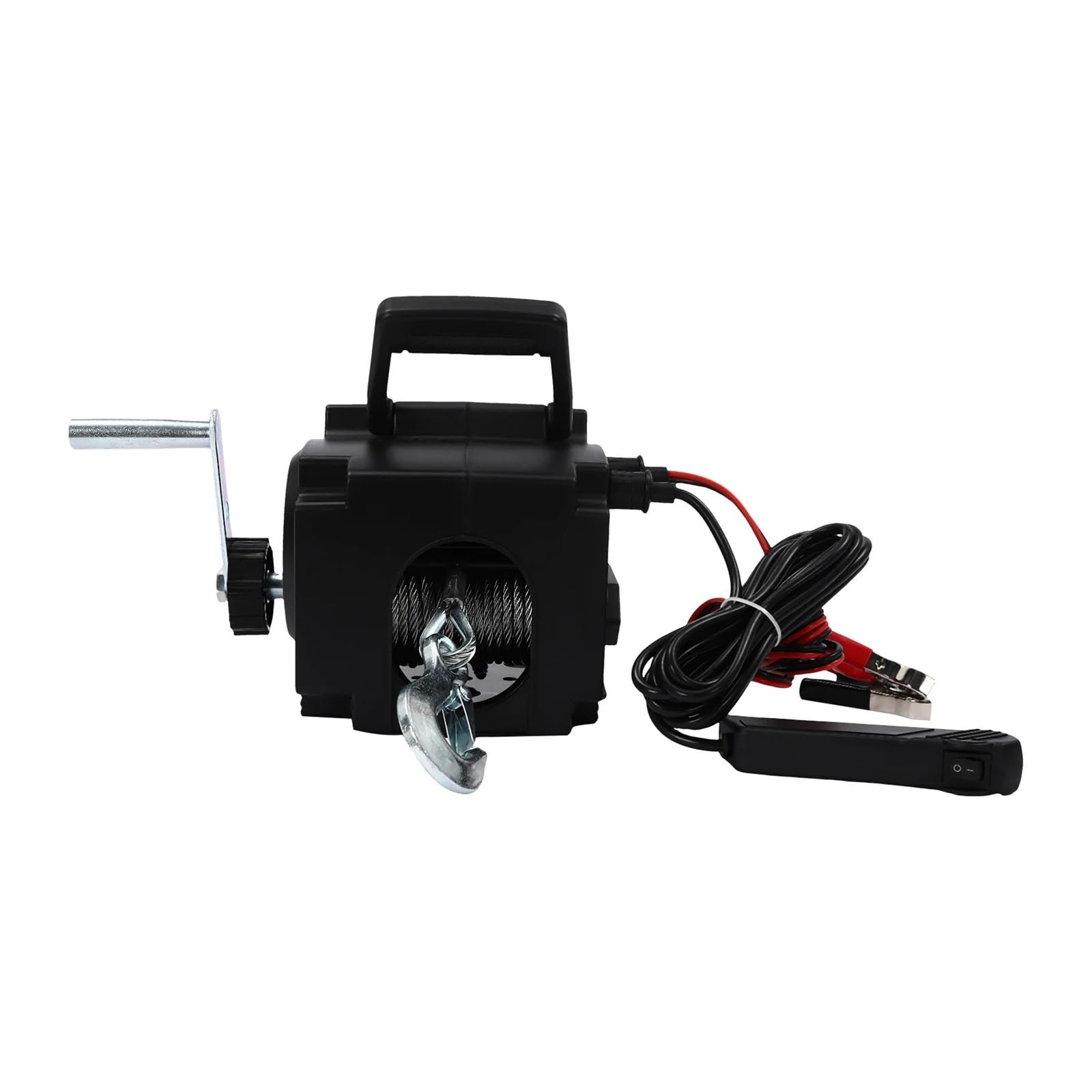Verricello elettrico 12V 300W 2000LBS, tiro flottante 5000LBS, forza di rotolamento 6000LBS, for il recupero di veicoli for camion con rimorchio for barche Freno automatico