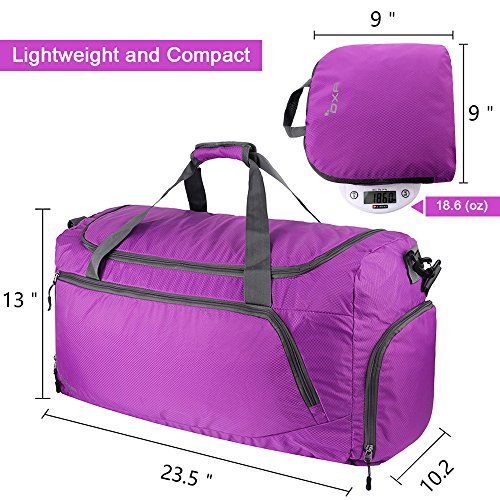OXA Lightweight Foldable Travel Duffel Bag with Shoes Bag