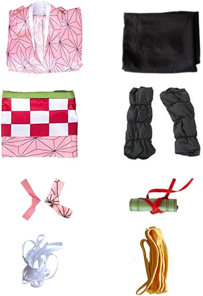 Anime Cosplay Costume Outfit Dress Full Set with Hairwear and Mouthpiece two style Women