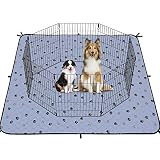 Non-Slip Washable Pee Pads for Dogs, 2 Pack 48*60" Extra Large Ultra-Absorbent and Leak-Proof Reusab