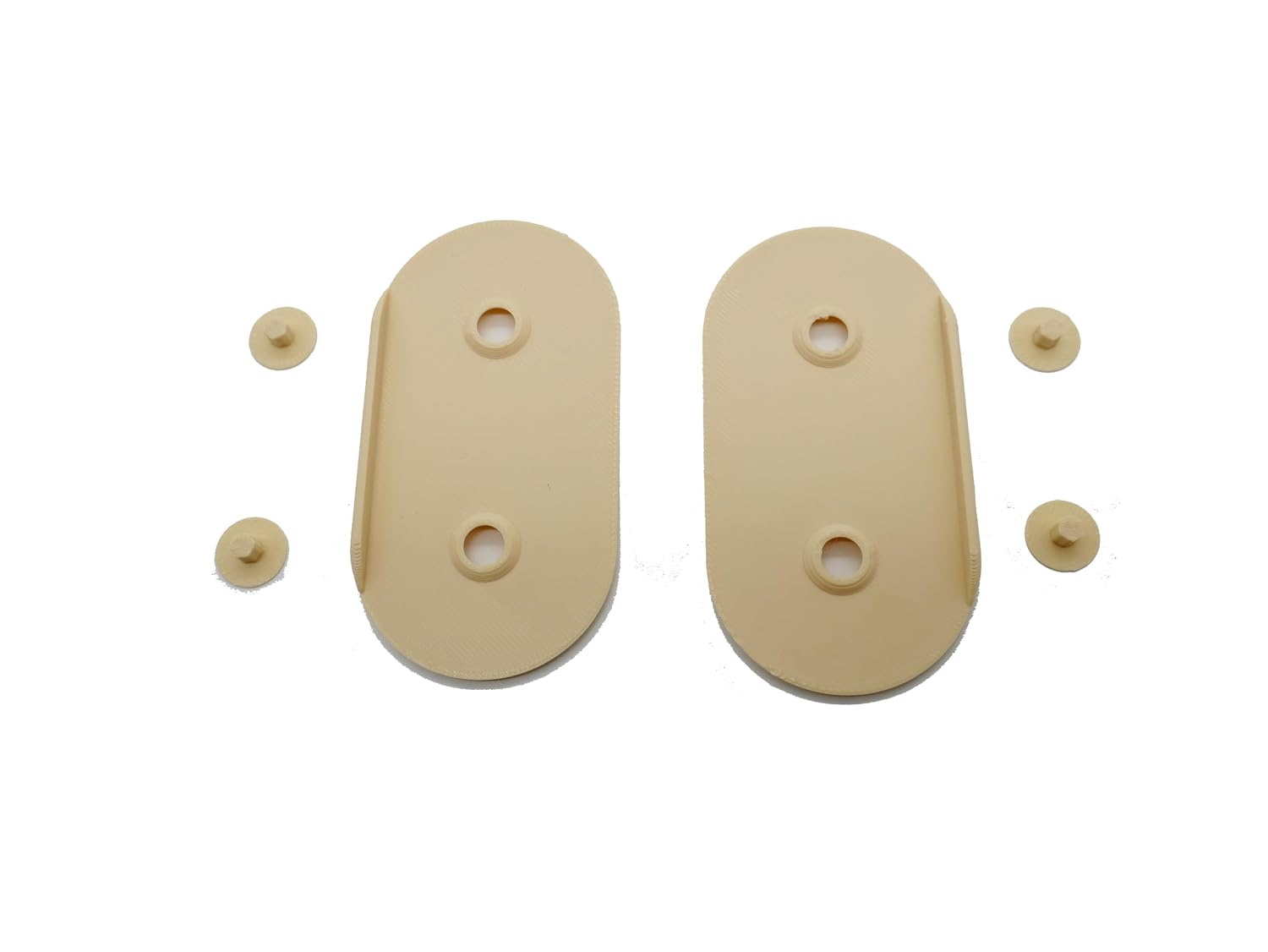 Screw Connectors Kallax with Caps | 2 Aligners + 4 Screw Caps | Hold Kallax Shelves Tight Together | Cover Shelf Cubes Aligner for IKEA Furniture (White)
