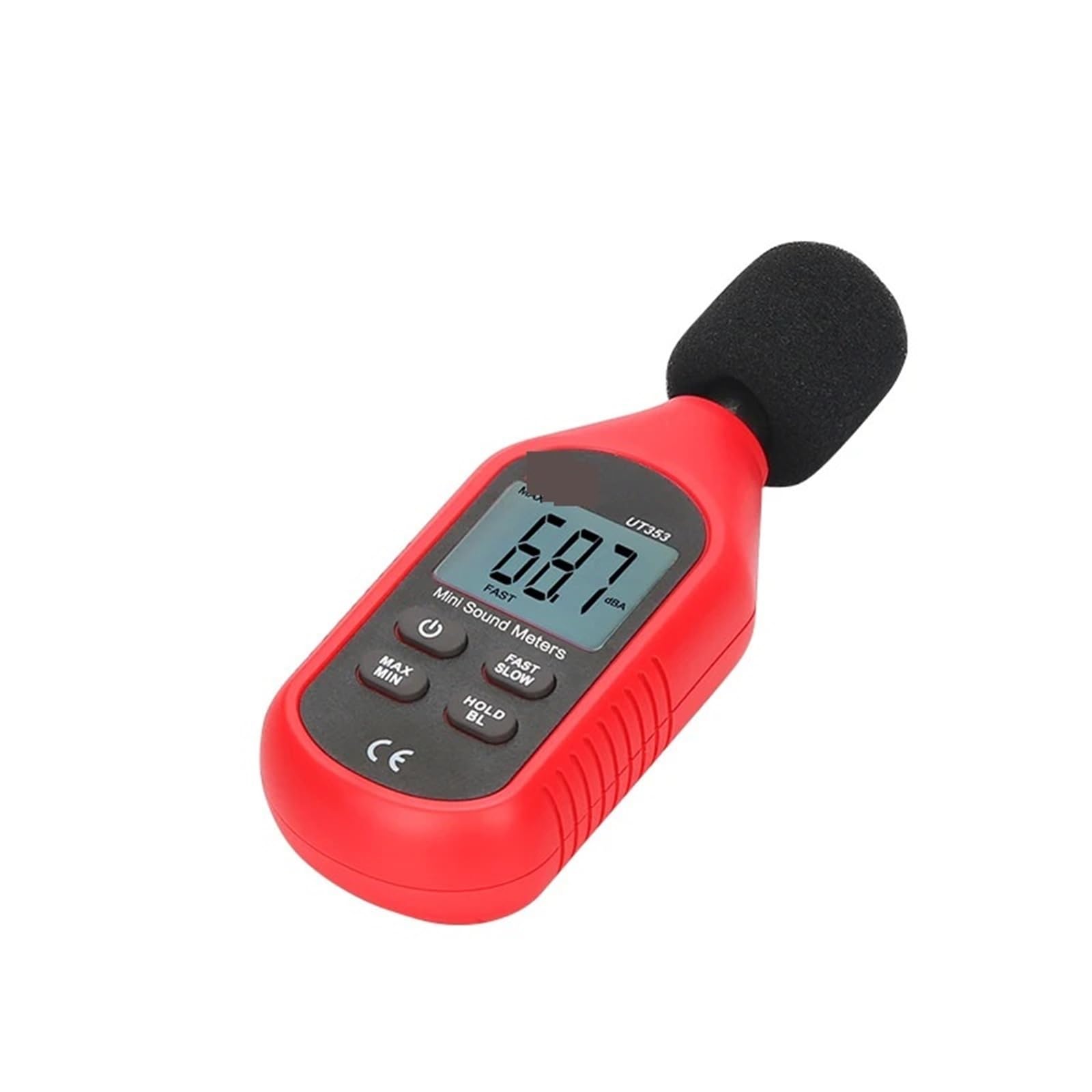 Edede One Color Decibel Meter, Noise Measuring Instrument Db Meter 30~130Db Mini Audio Sound Level Meter Decibel Monitor