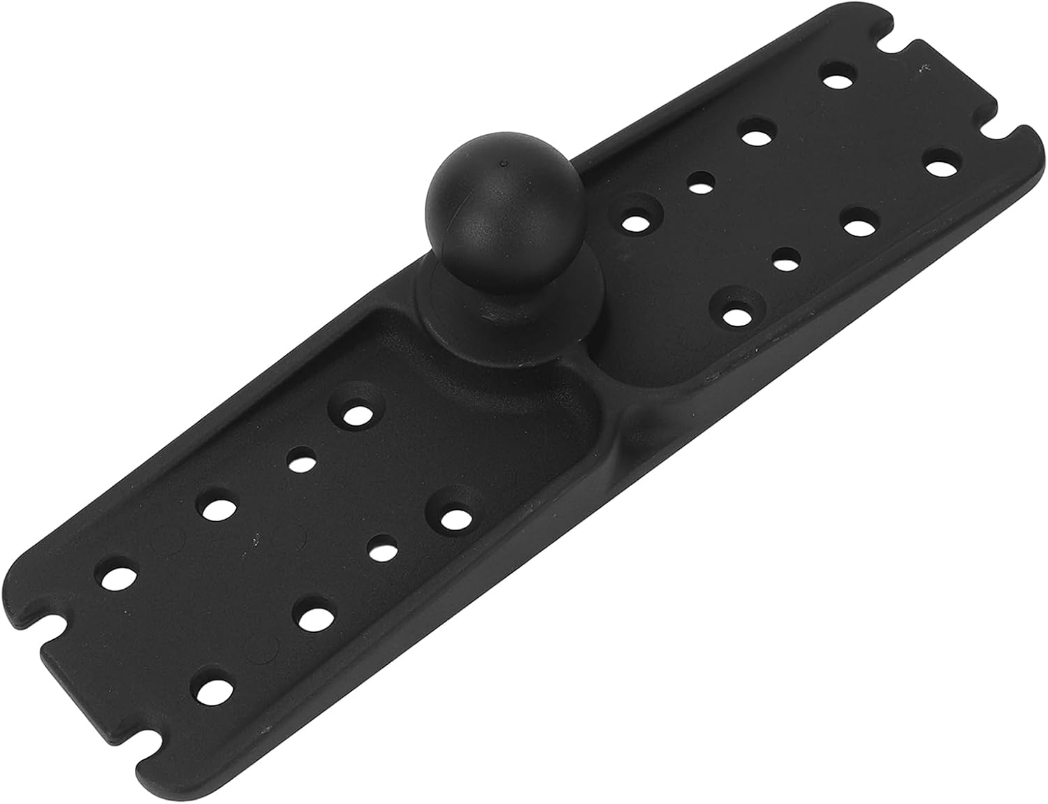 Pilipane Fish Finder Mounting Plate Universal Marine Grade Aluminum Alloy 1.5in Ball Mounting Plate for GPS Plotters and Fish Finders Durable Saltwater for Boats and Fishing