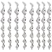 Bird Repellent Rods 8 Pack Reflective - Woodpecker Deterrent & Decorative, Safe Alternative to Gel, Bird Spikes, Fake Owl, & Plastic Netting – Bird Deterrent for Gardens, Patios, Docks, & Houses