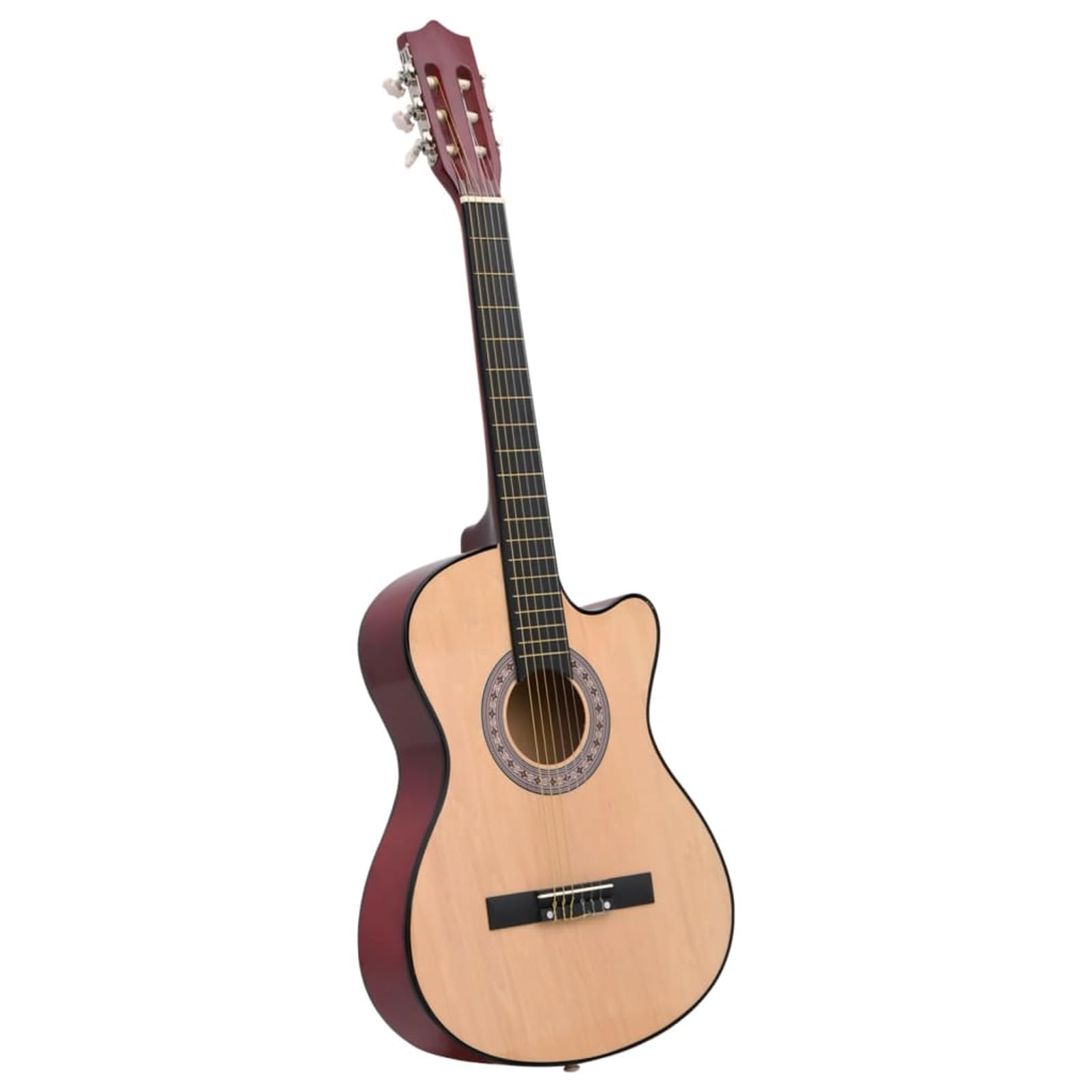 Set Chitarra Acustica Western 12 pz con 6 Corde 38",Arte e Svago,Hobby e Arti Creative,Strumenti Musicali,Strumenti a Corda,Chitarre-70131