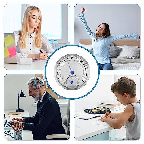 Hygrometer-Thermometer | 2-in-1-Messgerät zur Temperatur- und Luftfeuchtigkeitsüberwachung,Hochpräziser Monitor für Außen-/Innenbereich, Terrasse, Pool, Zuhause, Küche Voihamy – Bild 4