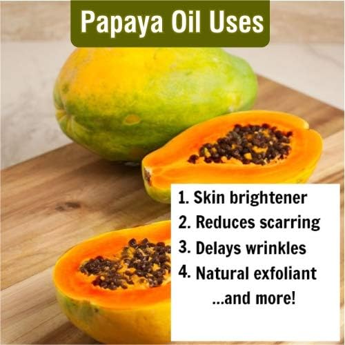 Image of Crysalis Papaya Oil 10 ml (0.33 fl oz) - Tropical Seed Oil for Skincare, Haircare, DIY Formulations, Soaps & Cream Blends