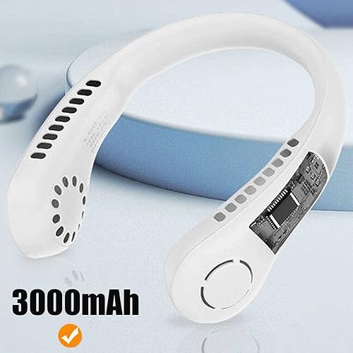 Miniatura 4 de Ventilador de cuello colgante portátil Mini enfriador de aire acondicionado eléctrico USB