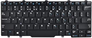 AUTENS US Replacement Keyboard for Dell Latitude E5450 E5470 E7450 E7470 7480 7490 5480 5488 3340 3350 Laptop No Frame, No Pointer, No Backlight