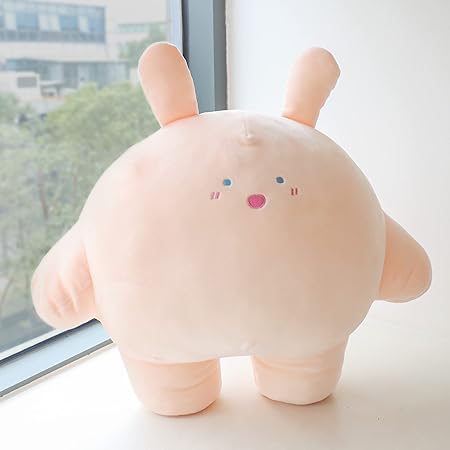 Amazon Co Jp うさぎのぬいぐるみ 15 7インチ かわいいウサギのピンクのぬいぐるみ かわいい動物のウサギ 女の子向け 太ったぬいぐるみ うさぎ 抱きまくら ハロウィン クリスマス ベビーシャワー おもちゃ