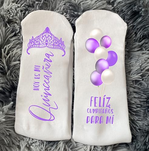 Quinceañera Birthday Socks - Mis Quince Gifts Ideas for Girls Teenager3