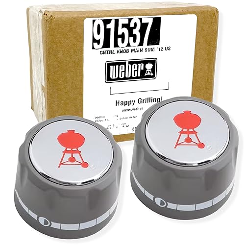 Weber Summit Series Gas Grill Main Burner Gas Control 2 Pack Knob 91537