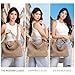 FRESHBRIEFS Woven Suede Shoulder Bag for Women's Suede Hobo Bag Tote Fashion Handbag Satchel for Work Weekend Travel Crescent Purse 2025