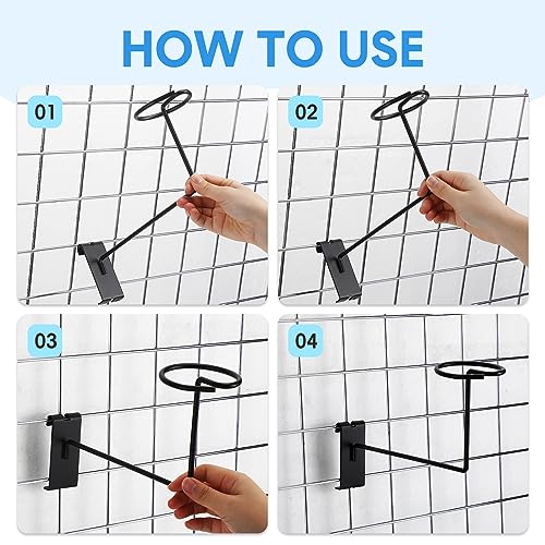Blulu DIB-BLULU-0121 6 Pcs Hat Displayer For Gridwall thumb #3
