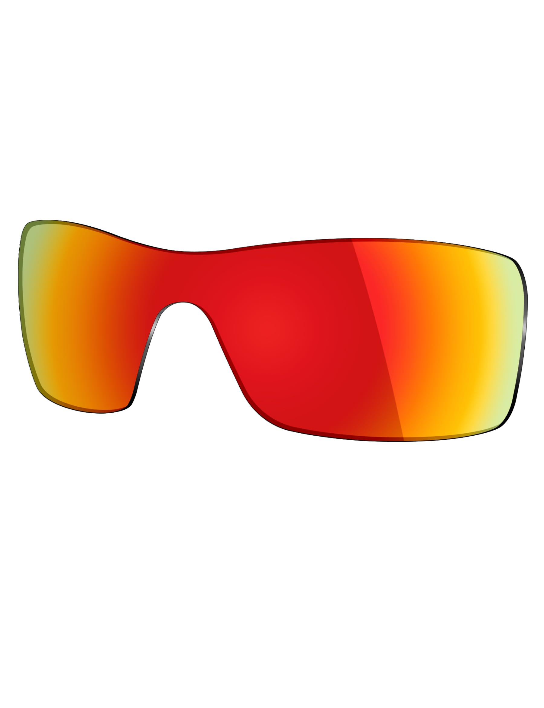 Mryok Lentes de repuesto para Oakley Straightback OO9411 - Opciones, Polarizadas: rojo fuego, Talla única