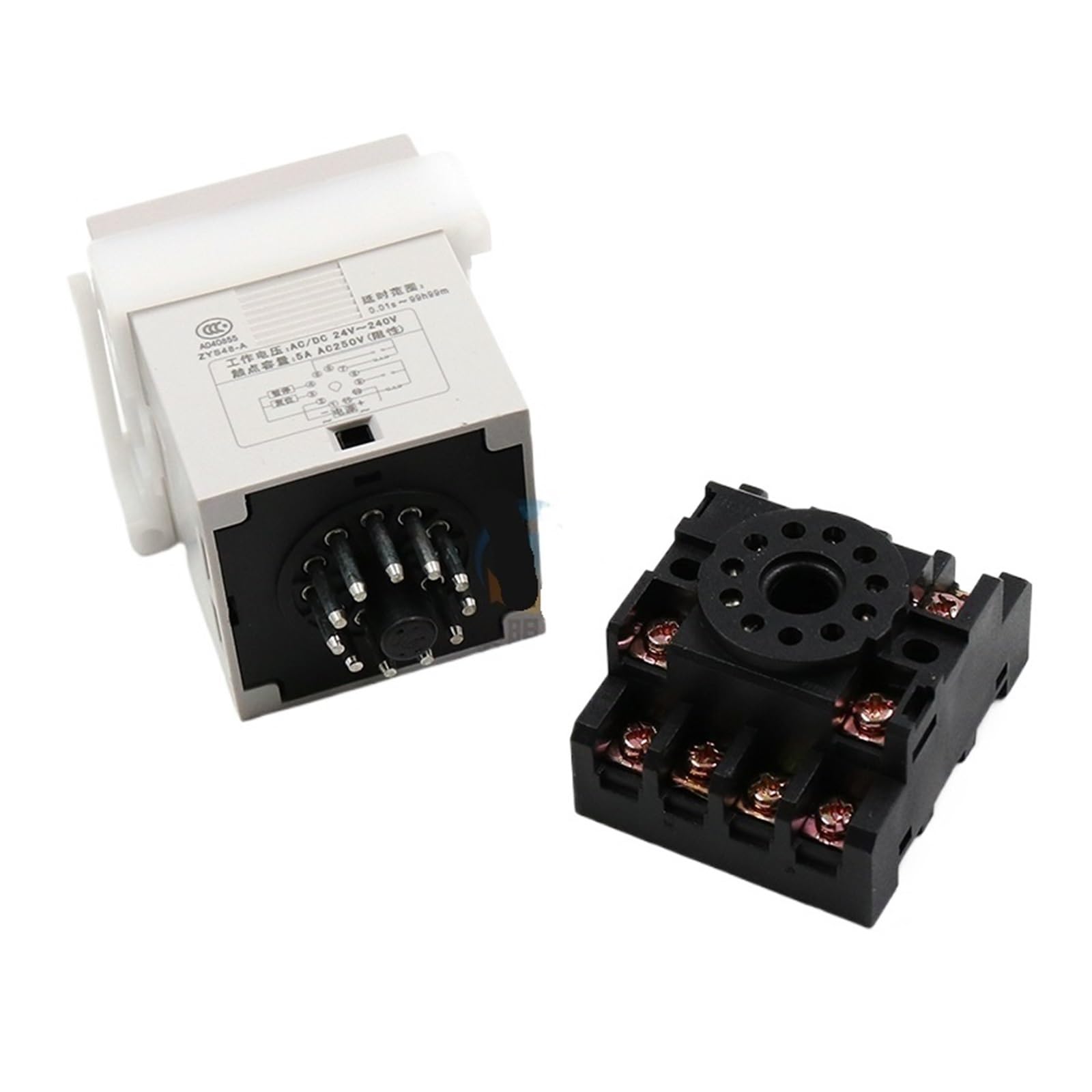 Display digitale elettronico 2 set di controller relè tempo di ritardo 220V24V ZYS48-A con ripristino e pausa