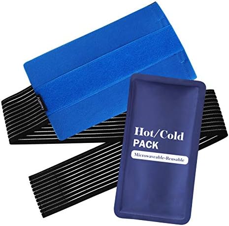Healifty Gel Cold & Hot Pack - Reusable Warm or Ice Pack for Injuries, Shoulder, Knee, Hip, Back Pain- Hot & Cold Compress Therapy for Swelling, Bruises, Surgery, Pain Relief Flexible Ice Pack