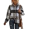 UANEO-Womens-Casual-Plaid-Button-Down-Long-Sleeve-Wool-Blend-Shirt-Jacket-Shackets UANEO Womens Casual Plaid Shacket Button Down Fall Flannel Shacket Jacket Women (White-S)