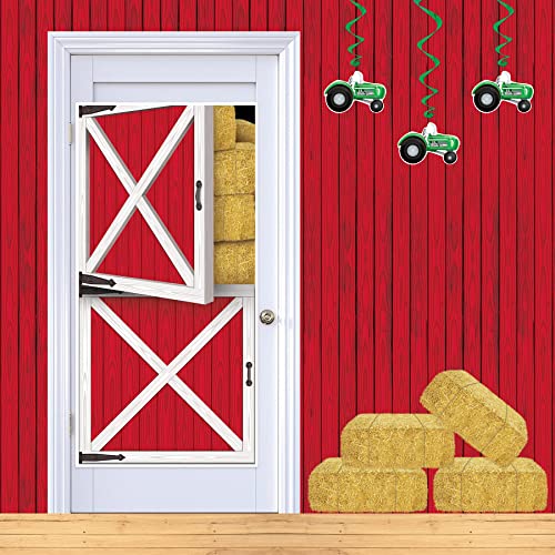 Image of Beistle 54663 Barn Door Cover, 30-Inch by 5-Feet, Multicolor