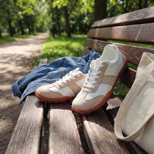 Image of Women's Barefoot Sneakers Wide Toe Box Zero Drop Sneakers | Breathable Lightweight Non-Slip Shoes for Gym Training, Trail Running, Hiking & Daily Walking