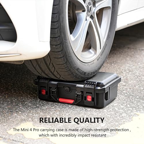 STARTRC Waterproof Hard Carrying Case for DJI Mini 3/4 Pro Fly More Combo, Travel Case for DJI Mini 3 Drone, RC2/RC-N3 Controller,7 Batteries, Other Accessories by STARTRC - Image 5
