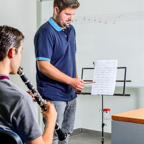 image for Acellegic Bassoon Oboe Reed Soaker Cup and Music Stand Clip with Red L