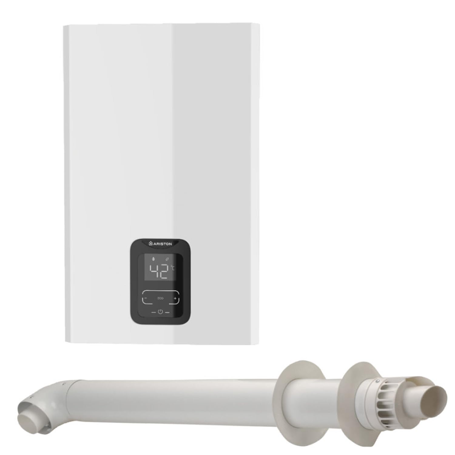 Ariston Next Evo X 11 LPG Gas tankless Water Heater 16.5cm - Instant Water Heater with Horizontal Flue kit Included, Low NOx Burner, Oxygen-Free Copper Heat Exchanger, ECO Mode