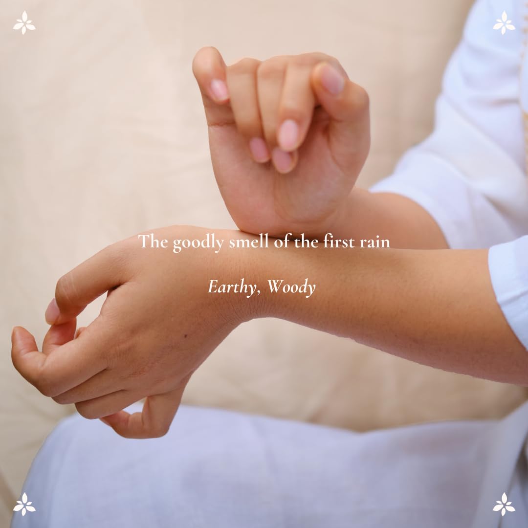 Boond Fragrances Maati Petrichor Attar | Fragrance Of The First Rain On Dry Ground| GI Tagged| Unisex Organic Liquid Perfume | 3ml - Image 4