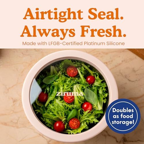 Ziruma Non-Toxic Mixing Bowls with Lids Set - Thumbnail 2