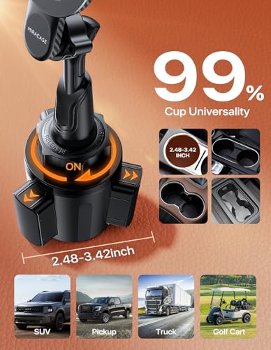 Miracase Magnetic Cup Holder Car Mount — view 6