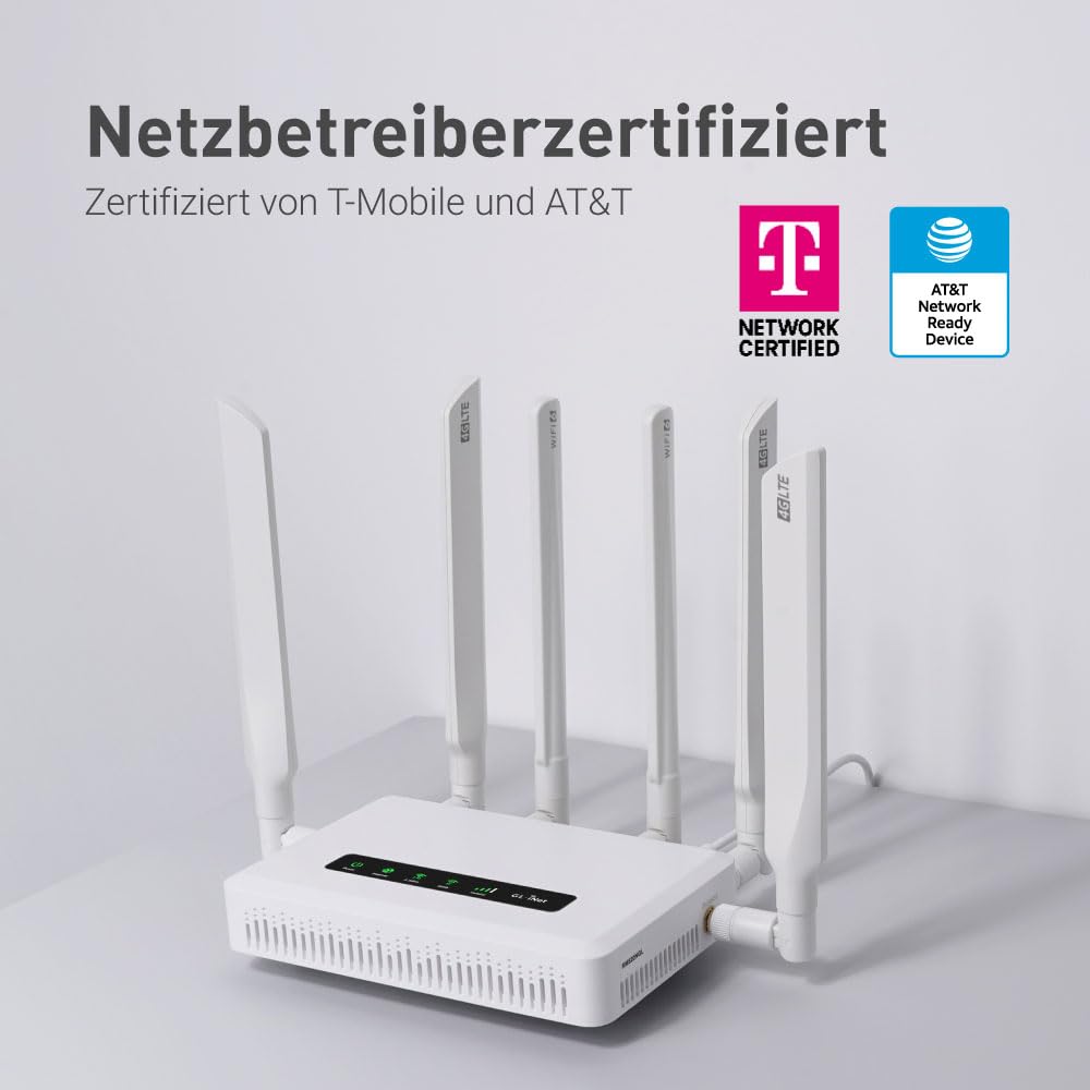 GL.iNet GL-X3000 (Spitz AX) 5G Router SIM Karte Wi-Fi 6, Mobiler WLAN Router SIM Karte 5G LTE, AX Dual-SIM Gigacube Netzwerkgeräte, VPN, OpenWrt, Secure Cellular Router for Office, Retail, Events