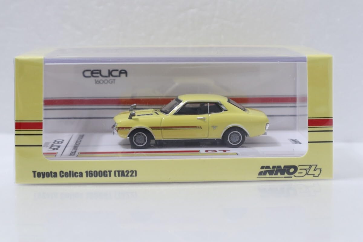 Amazon | INNO 1/64 ミニカー セリカ 1600GT TA22 ダルマセリカ 黄