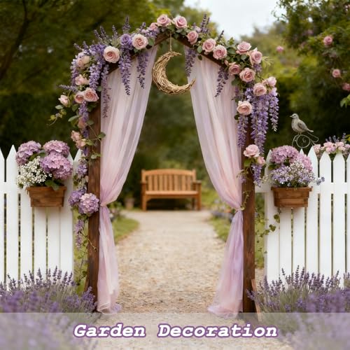 Arco de boda de madera PlusFive de 2,2 m con estructura estable para altares y eventos 7