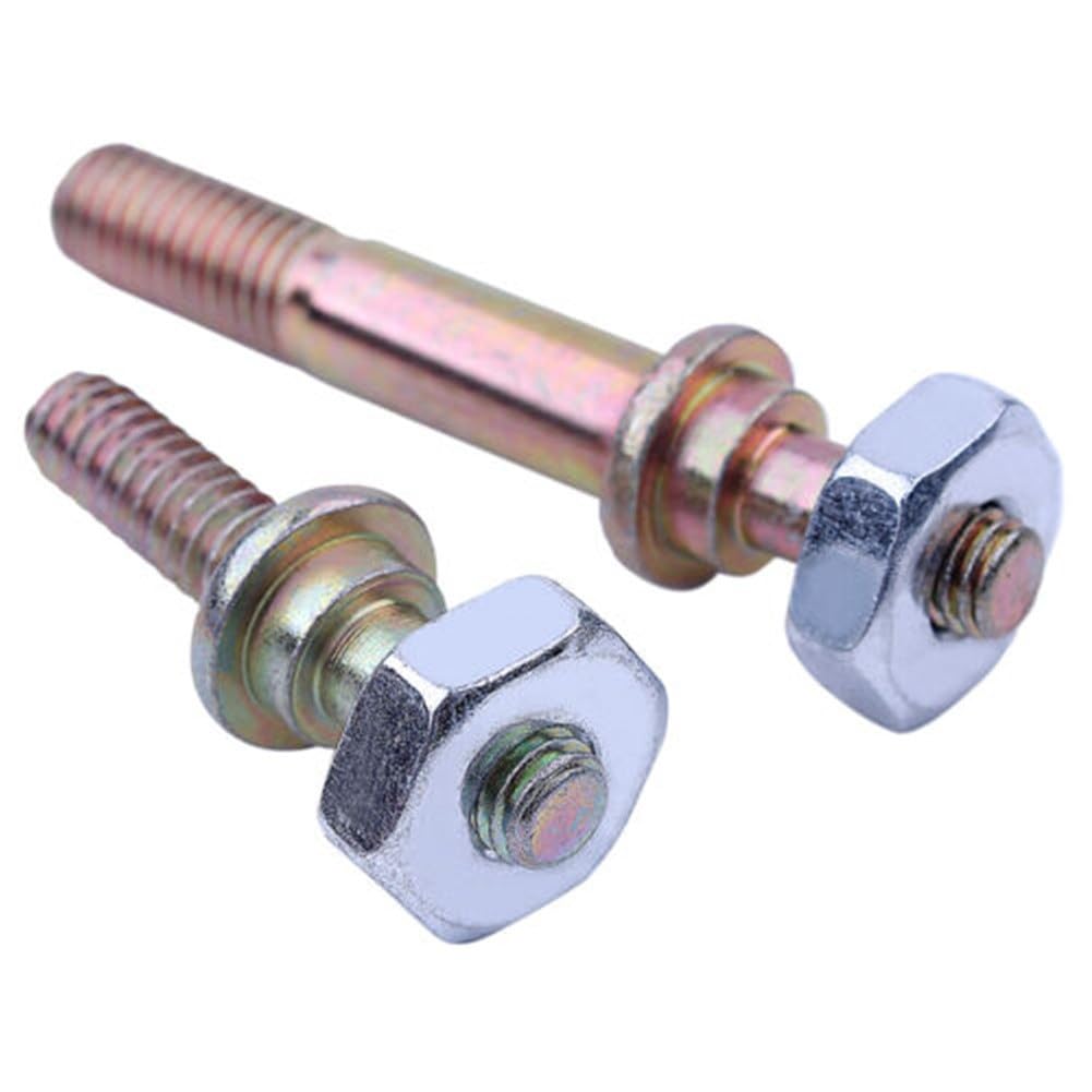 Écrou de tige pour montage de barre de tronçonneuse Stihl 029/039/MS290/MS310/MS390 Farm - Comprend 1 goujon long + 1 goujon en métal court avec écrou