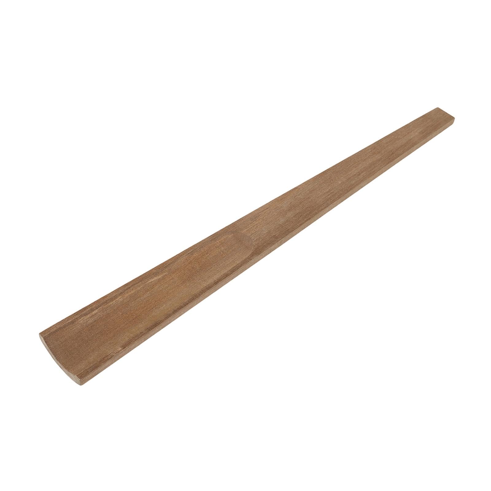 Fancyes 3/4 Double Bass Triangular Round Fingerboard Instrument Parts Carved Repair Handcraft Wood Bass Fretboard for Professional, round