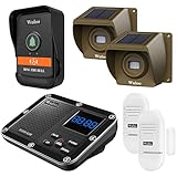 Wireless Alarm System for Home Security Expandable - 6-Piece Kit Include Doorbell, Door Alarm, and...