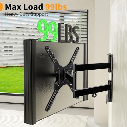 Support mural TV orientable pour éviter les reflets écran 23 à 55 pouces - 6