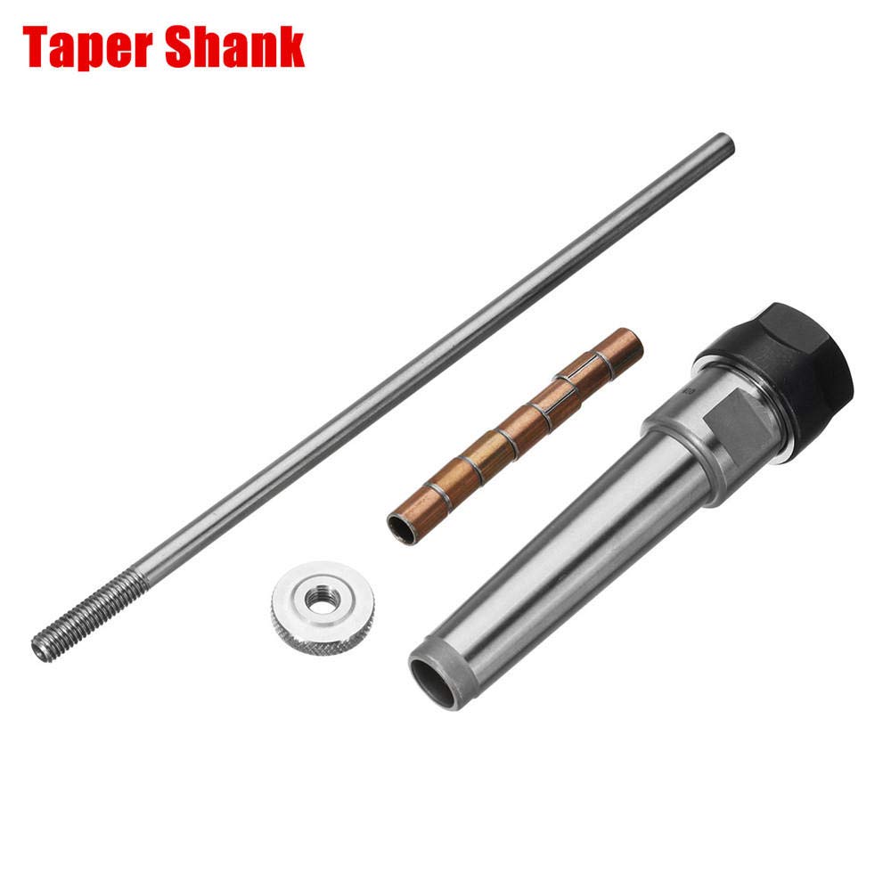KingLan Woodturning Ballpoint Pen Mandrel Taper Straight Shank 6Mm para Herramientas De Torno De Carpinteria-A