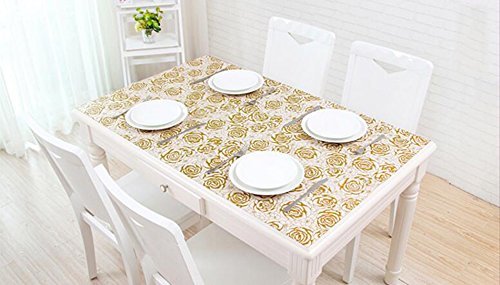 Nappe étanche PVC table à manger style européen bureau impression rétro