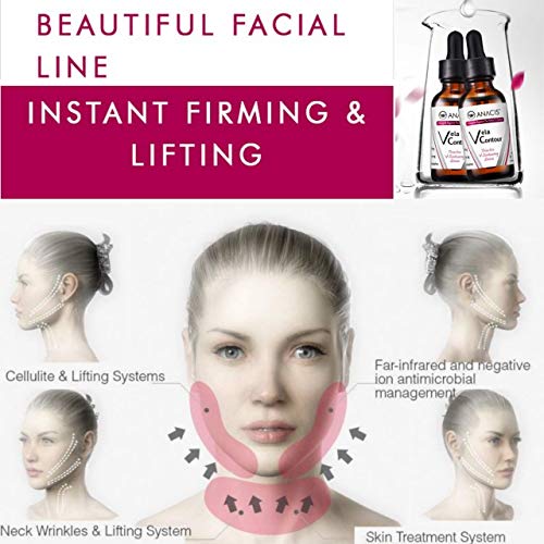Neck Firming And Tightening Lifting V Line Serum Chin Contouring Reduce Appearance Of Double Chin Loose And Sagging Skin. Vela Contour (Cream+Serum) #TOP5