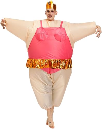 Miniatura 5 de BIGPETS Disfraz inflable de ballet para adultos, divertido traje inflable para Halloween, divertido disfraz