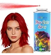 Red Hair Spray, Hair Color Spray for Women and Kids, Washable Red Hair Dye, Temporary, One-Time U...