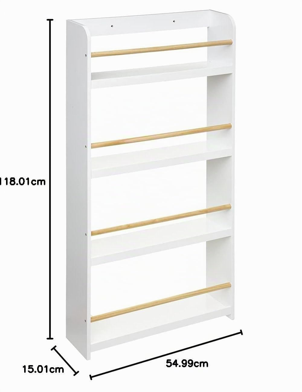 Atmosphera - Librería Infantil 4 estantes - Blanco H118 cm