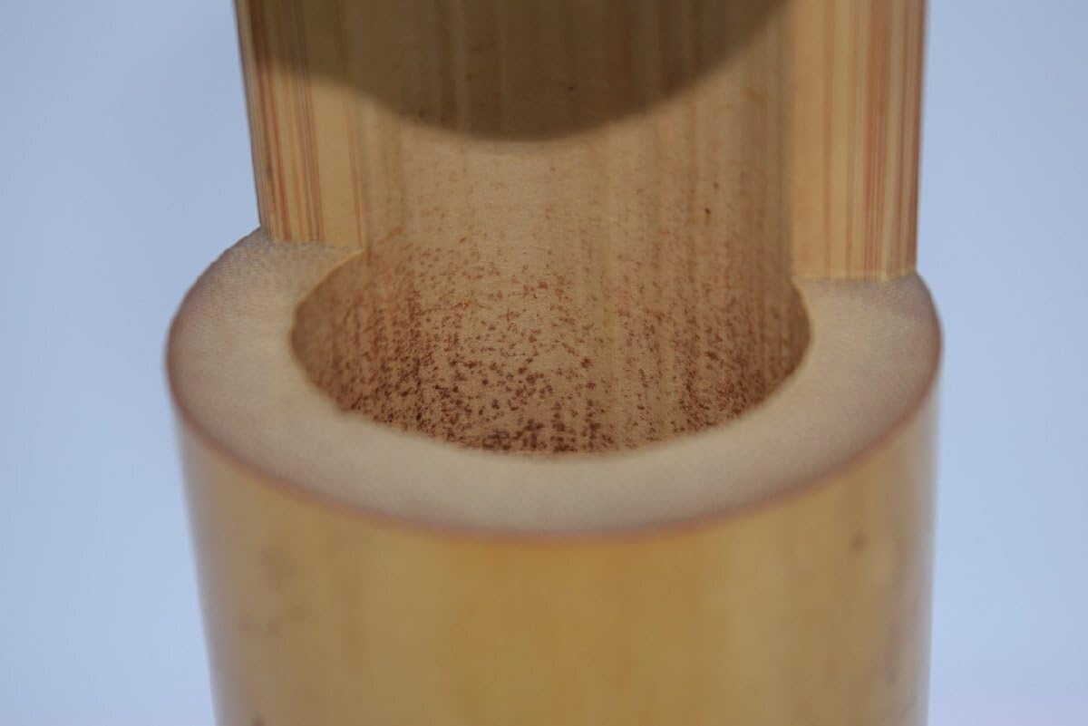 茶道具 竹 二重切 花入 花瓶 茶道 竹一重切花入 茶道具 花入