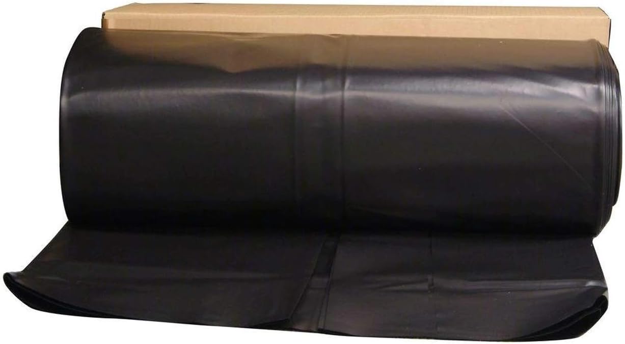 Crаzу Dеаlѕ Poly-America (20'x100') Husky Contractor's Choice Black Plastic Sheeting 10 Mil. Thickness (CF1020) Polyethylene Plastic BEST FOR Overspray Shield, Vapor Barrier at Construction or Home Projects