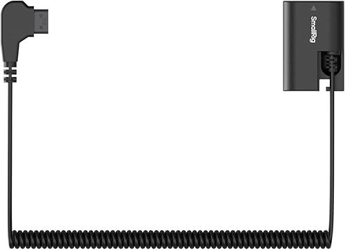 Miniatura 10 de SmallRig D-TAP a LP-E6NH - Batería ficticia LP-E6NH, cable de alimentación en espiral para Canon R5, R6, R7, R, R5C, 5D IIIIIIV, 6D, 6D II, 7D, 7D