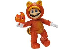 Super Mario Jakks Pacific Tanooki Mario Action Figure