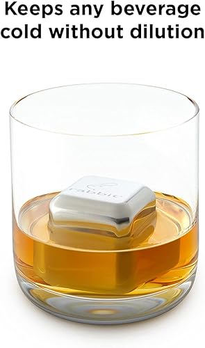 Miniatura 3 de Rabbit Juego de piedras frías gigantes de whisky y bebidas cromo