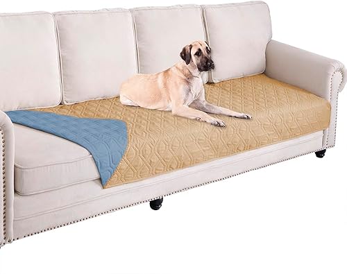 Miniatura 76 de Ameritex - Manta impermeable para cama de perro, manta reversible para muebles, cama, sofá (30 x 70 pulgadas, color gris y gris oscuro)